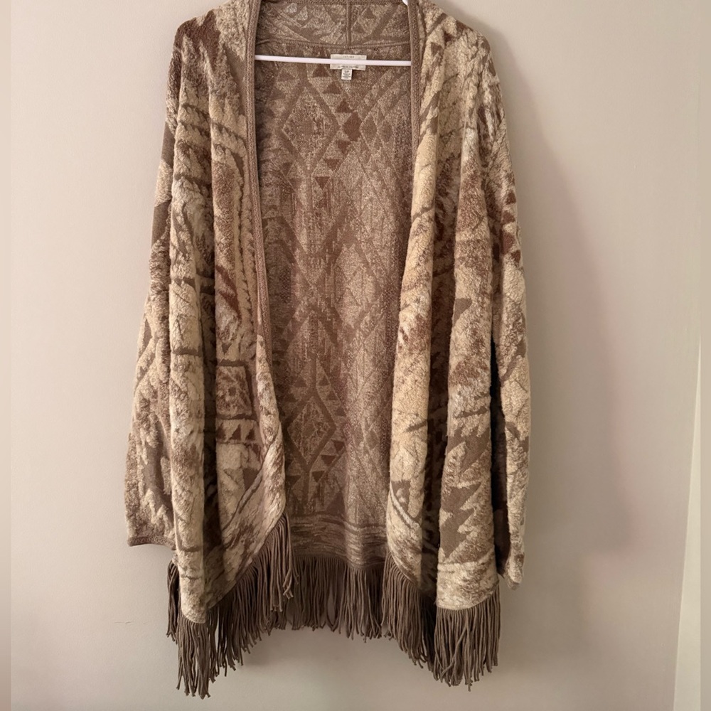 Size Small Lucky Brand Fringe Cardigan Sweater